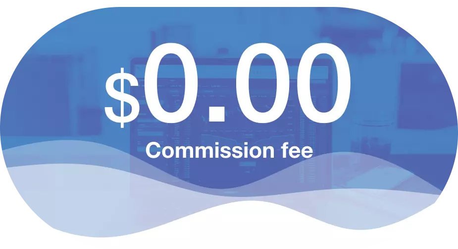 0 commission fee